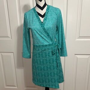 Cabana Life Teal Wrap Dress